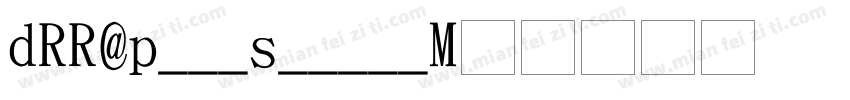 D22 PostScript字体转换